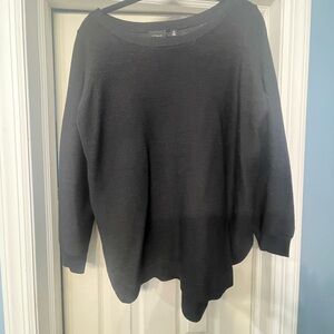 Black Ribbed Sweater